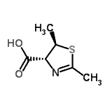 CAS#: 759409-32-0， (4R,5R)-2,5-Dimethyl-4,5-dihydro-1,3-thiazole-4-carboxylic acid