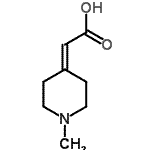 CAS#: 759457-29-9， (1-Methyl-4-piperidinylidene)acetic acid