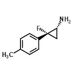 CAS#: 759458-21-4， (1R,2R)-2-Fluoro-2-(4-methylphenyl)cyclopropanamine