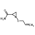 CAS#: 75959-40-9， 1-(Allyloxy)-2-aziridinecarboxamide