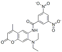 CAS#: 7596-09-0， N-(7-Diethylamino-4-Methyl-2-Oxo-Chromen-6-Yl)-3,5-Dinitro-Benzamide
