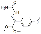 CAS 登录号：7598-68-7， [[2,2-二甲氧基-1-(4-甲氧基苯基)乙亚基]氨基]脲