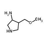CAS#: 760139-78-4， 4-(Methoxymethyl)-3-pyrrolidinamine