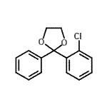 结构式 CAS# 760192-90-3, 2-(2-氯苯基)-2-苯基-1,3-二氧戊环