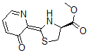 structure of CAS# 76045-30-2, Methyl (2E,4S)-2-(3-Oxopyridin-2-Ylidene)-1,3-Thiazolidine-4-Carboxylate;Methyl (2E,4S)-2-(3-Oxo-2-Pyridylidene)Thiazolidine-4-Carboxylate;(2E,4S)-2-(3-Oxo-2-Pyridylidene)-4-Thiazolidinecarboxylic Acid Methyl Ester;(2E,4S)-2-(3-Keto-2-Pyridylidene)Thiazolidine-4-Carboxylic Acid Methyl Ester
