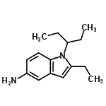 CAS#: 760917-49-5， 2-Ethyl-1-(3-pentanyl)-1H-indol-5-amine