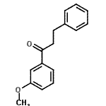 structure of CAS# 76106-76-8, 1-(3-Methoxyphenyl)-3-phenyl-1-propanone;3'-Methoxy-3-phenylpropiophenone