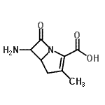 CAS#: 76135-04-1， 6-Amino-3-methyl-7-oxo-1-azabicyclo[3.2.0]hept-2-ene-2-carboxylic acid