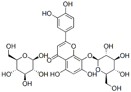 CAS#: 76135-83-6， 2-(3,4-Dihydroxyphenyl)-5-Hydroxy-7,8-Bis[[(2S,3R,4S,5S,6R)-3,4,5-Trihydroxy-6-(Hydroxymethyl)Oxan-2-Yl]Oxy]Chromen-4-One