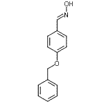 结构式 CAS# 76193-67-4, (E)-1-[4-(苄氧基)苯基]-N-羟基甲亚胺