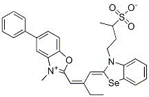 CAS#: 76213-48-4， 4-[2-[(E)-2-[(Z)-(3-Methyl-5-Phenyl-1,3-Benzoxazol-2-Ylidene)Methyl]But-1-Enyl]-1,3-Benzoselenazol-3-Ium-3-Yl]Butane-2-Sulfonate