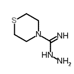 CAS#: 762183-12-0， 4-Thiomorpholinecarboximidohydrazide