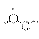 结构式 CAS# 762243-26-5, 5-(3-甲基苯基)-1,3-环己烷二酮