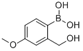 结构式 CAS# 762263-92-3, 2-羟基甲基-4-甲氧基苯硼酸