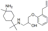 CAS#: 76267-50-0， 1-[2-(4-Amino-4-Methylcyclohexyl)Propan-2-Ylamino]-3-(2-Prop-2-Enylphenoxy)Propan-2-Ol