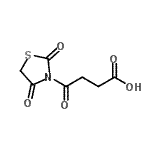 CAS#: 763030-47-3， 4-(2,4-Dioxo-1,3-thiazolidin-3-yl)-4-oxobutanoic acid