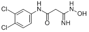 structure of CAS# 763031-30-7, N-(3,4-Dichlorophenyl)-3-(Hydroxyamino)-3-Iminopropionamide