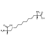 CAS#: 76305-78-7， (2R)-2-amino-3-[6-[(2R)-2-amino-2-carboxy-ethyl]sulfanylhexylsulfanyl]propanoic acid