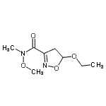 CAS#: 763102-73-4， 5-Ethoxy-N-methoxy-N-methyl-4,5-dihydro-1,2-oxazole-3-carboxamide