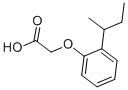 结构式 CAS# 76343-98-1, (2-仲丁基苯氧基)乙酸