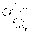 CAS#: 76344-88-2， Ethyl 5-(4-fluorophenyl)-1,2-oxazole-4-carboxylate