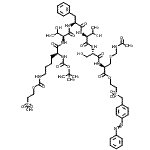 CAS#: 76408-69-0， 2-{[4-(Phenyldiazenyl)benzyl]sulfonyl}ethyl N<sup>2</sup>-{[(2-methyl-2-propanyl)oxy]carbonyl}-N<sup>6</sup>-{[2-(methylsulfonyl)ethoxy]carbonyl}-L-lysyl-L-threonyl-L-phenylalanyl-L-threonyl-L-seryl-S-(acetamidomethyl) -L-cysteinate
