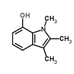 CAS#: 76410-27-0， 1,2,3-Trimethyl-1H-indol-7-ol