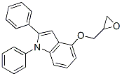 CAS#: 76410-31-6， 4-(Oxiran-2-Ylmethoxy)-1,2-Di(Phenyl)Indole