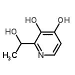 CAS 登录号：765261-57-2， 2-(1-羟基乙基)-3,4-吡啶二醇