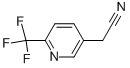 结构式 CAS# 765298-04-2, 6-(三氟甲基)-3-吡啶乙腈