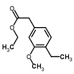 CAS#: 765302-51-0， ethyl 2-(4-ethyl-3-methoxy-phenyl)acetate