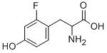 结构式 CAS# 7656-31-7, 2-氨基-3-(2-氟-4-羟基-苯基)-丙酸