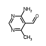 CAS#: 76574-46-4， 4-Amino-6-methyl-5-pyrimidinecarbaldehyde