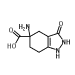 CAS#: 765878-70-4， 5-Amino-3-oxo-2,3,4,5,6,7-hexahydro-1H-indazole-5-carboxylic acid