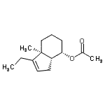 CAS#: 766519-68-0， (3aS,7S,7aR)-3-Ethyl-3a-methyl-3a,4,5,6,7,7a-hexahydro-1H-inden-7-yl acetate