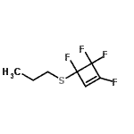 CAS#: 766547-35-7， 1,3,4,4-Tetrafluoro-3-(propylsulfanyl)cyclobutene