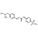 CAS#: 76663-13-3， N<sup>2</sup>-(4-Isopropoxyphenyl)-N-(4-sulfamoylphenyl)glycinamide