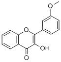 structure of CAS# 76666-32-5, 3-Hydroxy-3'-Methoxyflavone;3-HYDROXY-3'-METHOXYFLAVONE