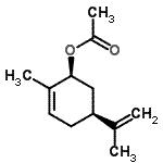 CAS#: 76704-28-4， (1S,5S)-5-Isopropenyl-2-methyl-2-cyclohexen-1-yl acetate