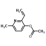 CAS#: 767290-24-4， 6-Methyl-2-vinyl-3-pyridinyl acetate