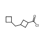 CAS#: 76730-63-7， 3-(Cyclobutylmethyl)cyclobutanecarbonyl chloride