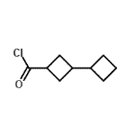 CAS#: 76730-66-0， 1,1'-Bi(cyclobutyl)-3-carbonyl chloride