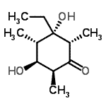 CAS#: 767319-24-4， (2S,3S,4S,5S,6S)-3-Ethyl-3,5-dihydroxy-2,4,6-trimethylcyclohexanone
