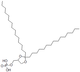 CAS#: 76749-50-3， [2,2-Di(pentadecyl)-1,3-dioxolan-4-yl]methyl dihydrogen phosphate