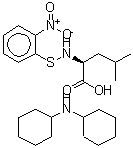 CAS#: 7675-50-5， N-[(2-Nitrophenyl)sulfanyl]-L-leucine - N-cyclohexylcyclohexanamine (1:1)