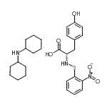 CAS#: 7675-56-1， N-[(2-Nitrophenyl)sulfanyl]-L-tyrosine - N-cyclohexylcyclohexanamine (1:1)