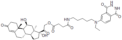 CAS 登录号：76773-85-8， 共轭皮质醇-氨基戊基乙基异发光氨