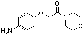 结构式 CAS# 76870-09-2, 2-(4-氨基苯氧基)-1-(4-吗啉基)乙酮