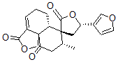 CAS#: 76902-35-7， (3R,5S,6'aS,8'R,10'aR)-5-(3-Furanyl)-4,5,6',6'a-Tetrahydro-8'-Methyl-Spiro(Furan-3(2H),7'(8'H)-(1H)Naphtho(1,8a-C)Furan)-2,3',10'(5'H,9'H)-Trione
