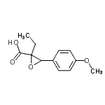 CAS 登录号：769073-61-2， 2-乙基-3-(4-甲氧基苯基)-2-环氧乙烷羧酸